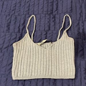 Zara Knit bralette- Light blue/ Small